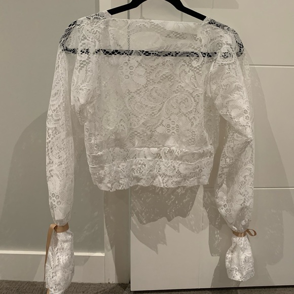 Handmade by me. Lace cardigan/ top - Picture 2 of 5